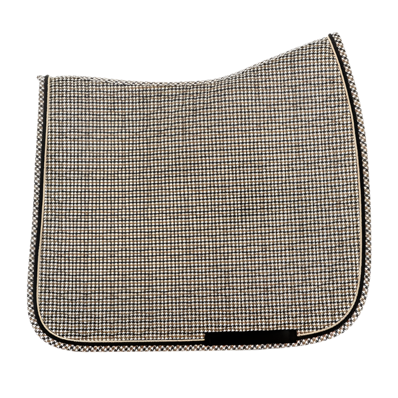 Kentucky Horsewear - Sottosella da dressage Pied de Poule marrone | - Ohlala