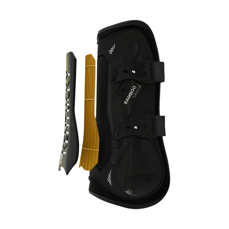 Kentucky Horsewear - Guêtres ouvertes Bamboo Elastic noir x2 | - Ohlala