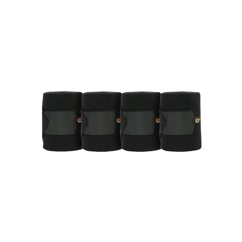 Kentucky Horsewear - Stalverbanden zwart (set van 4) | - Ohlala