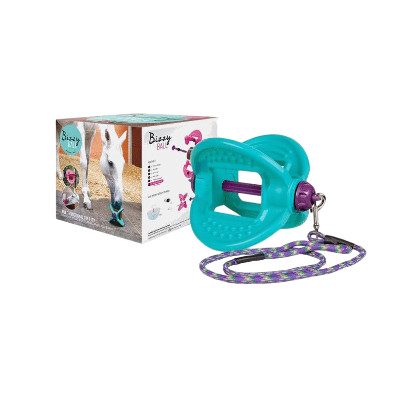 Bizzy Horse - Bizzy ball blue entertaining stone holder | - Ohlala