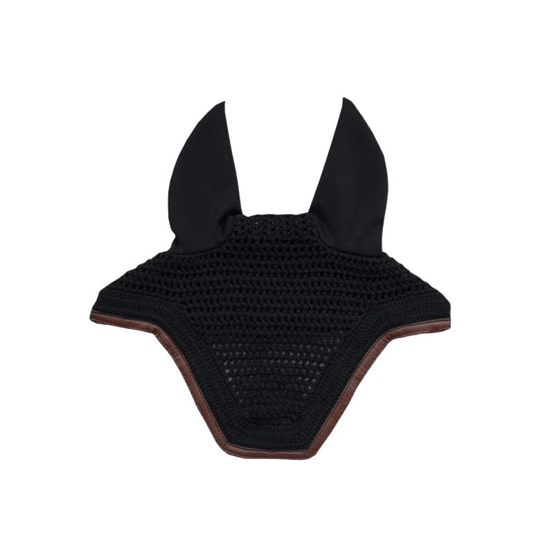Kentucky Horsewear - Czaprak Wellington skórzany combi przeciwdźwiękowy czarny | - Ohlala