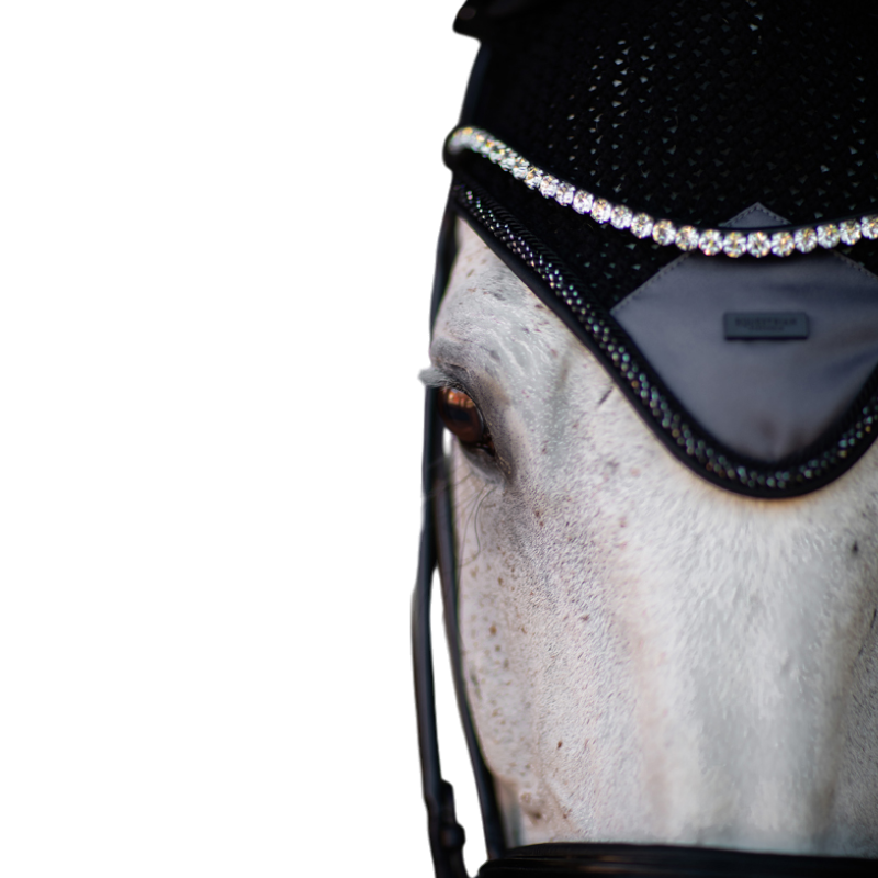 Equestrian Stockholm - Bonnet Winter Shadow negro | - Ohlala