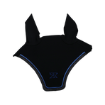Oxxer - Bonnet pour chevaux Accent noir/ bleu roi | - Ohlala