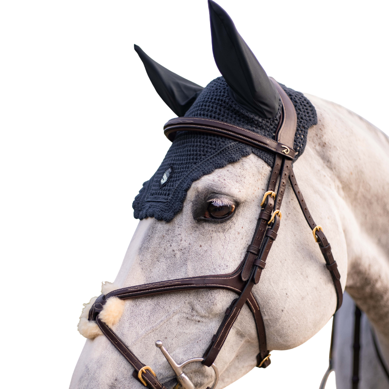 Samshield - Bonnet pour chevaux Flyshield swarovski anthracite | - Ohlala