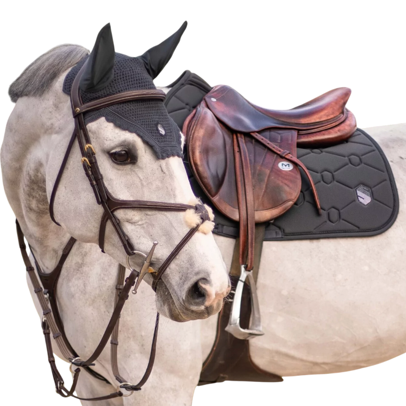Samshield - Bonnet pour chevaux Flyshield swarovski anthracite | - Ohlala