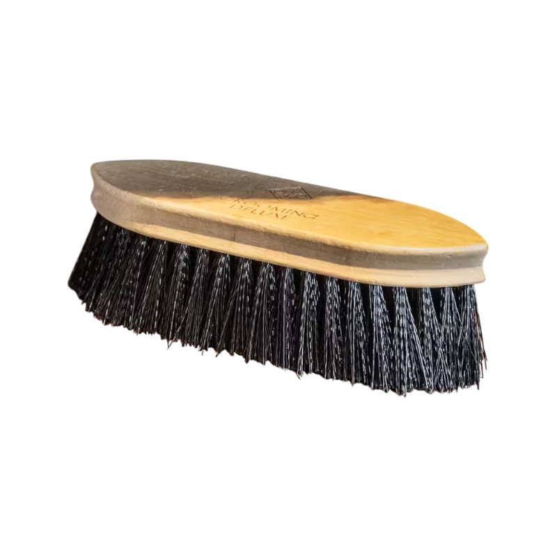 Grooming Deluxe - Bouchon en bois à poils courts et durs noir | - Ohlala