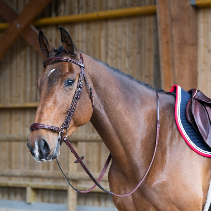 Jump'In - Bridon muserolle allemande Evolution noisette | - Ohlala