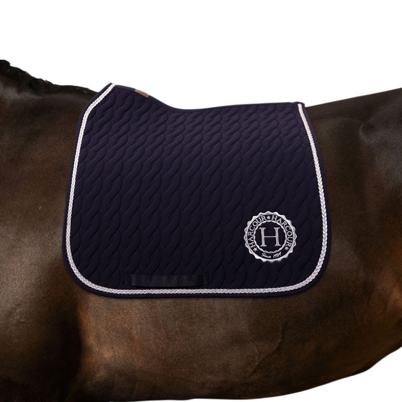 Harcour - Caelius Navy Dressage Saddle Pad