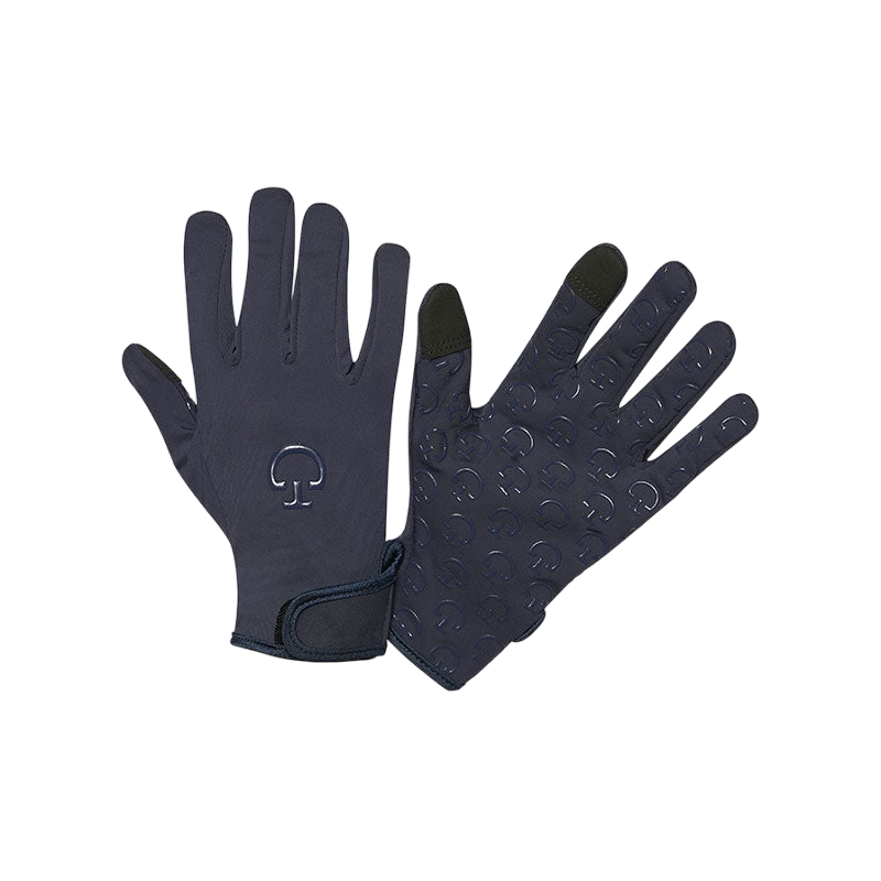 Cavalleria Toscana - Guantes de equitación de invierno azul marino | - Ohlala