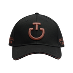 Cavalleria Toscana - Czapka z daszkiem unisex CT Baseball noir/ blush | - Ohlala