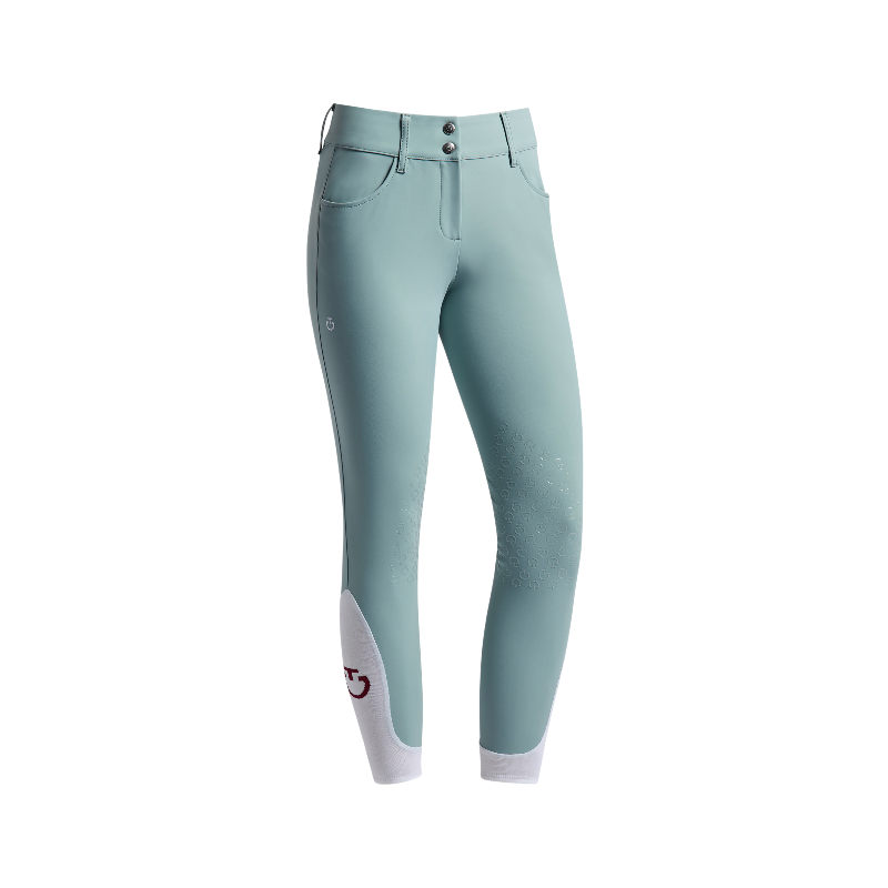 Cavalleria Toscana - Women's American high-waist riding breeches mint green | - Ohlala