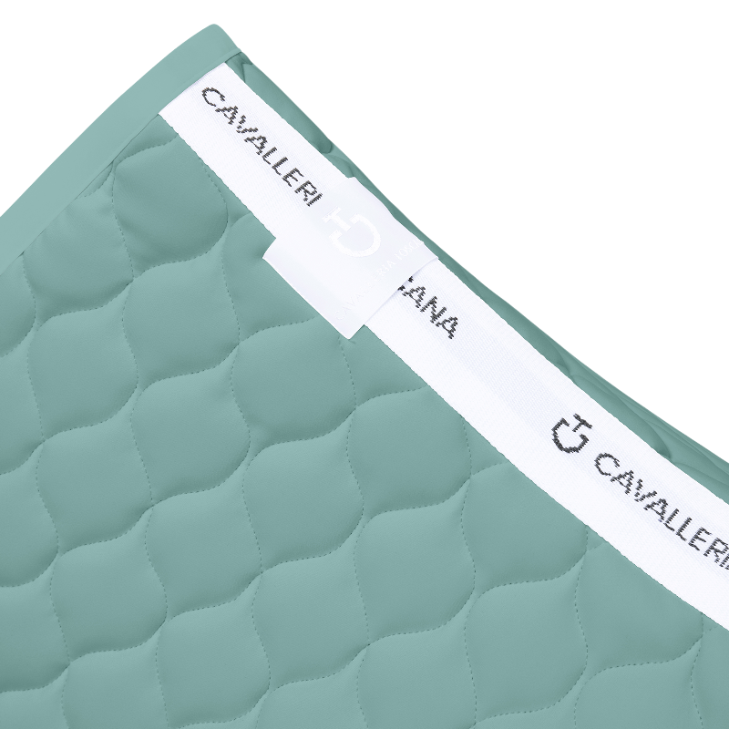 Cavalleria Toscana - Circular Quilted Saddle Pad mint green | - Ohlala