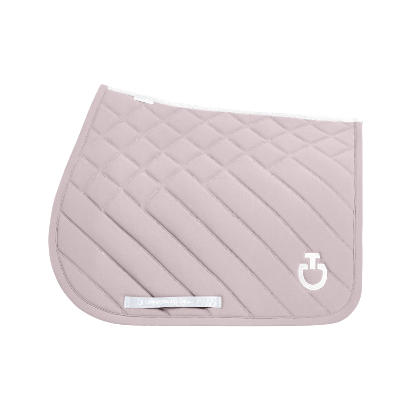 Cavalleria Toscana - Saddle Pad Diamonds and Lines Violet Ice