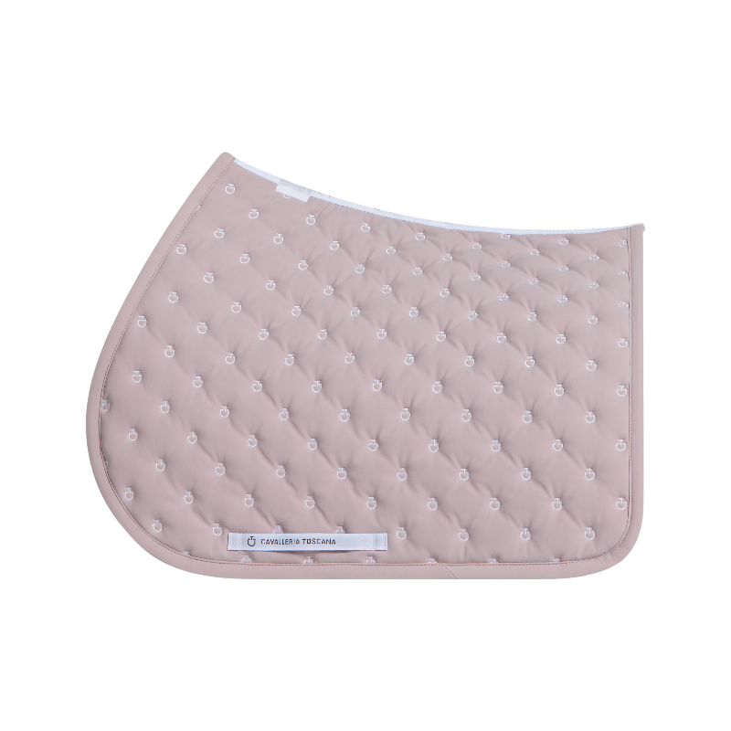 Cavalleria Toscana - Saddle Pad Embroidery Quilted Violet Ice
