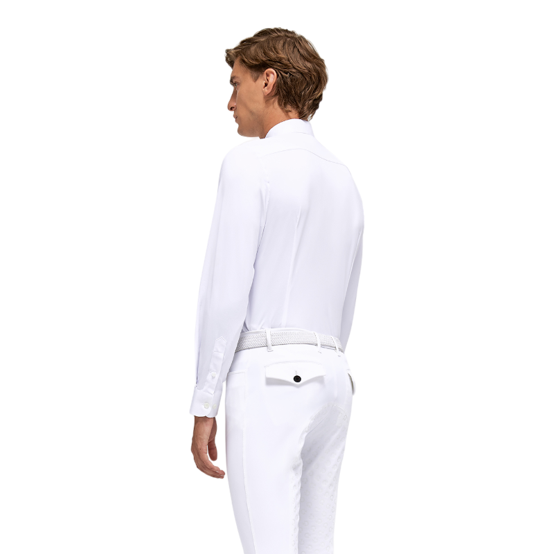 Cavalleria Toscana - Men's Long Sleeve Show Shirt Guibert White | - Ohlala