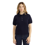 Harcour - Polo manches courtes femme Cherry marine