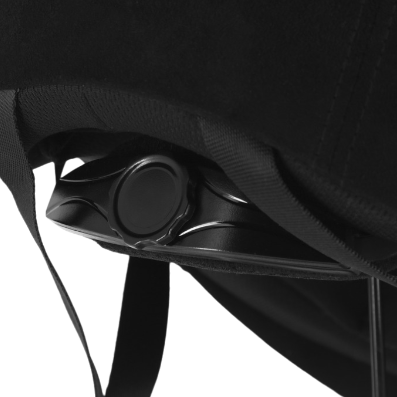 Choplin - Riding helmet Aero Velvet gloss black | - Ohlala