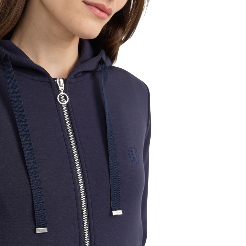 Harcour - Damen-Sweatshirt mit Reißverschluss Clarianne marine