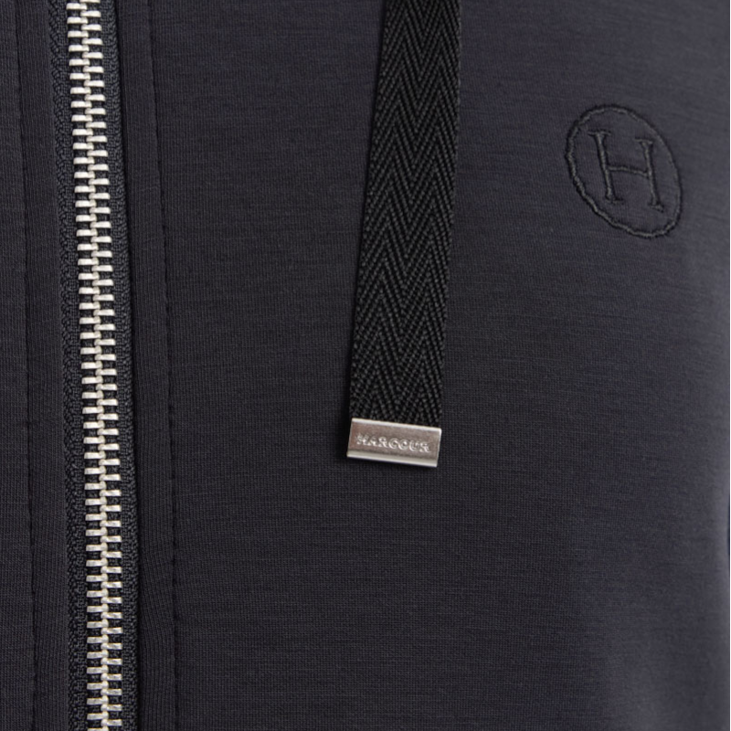 Harcour – Damen Reißverschluss-Sweatshirt Clarianne Schwarz