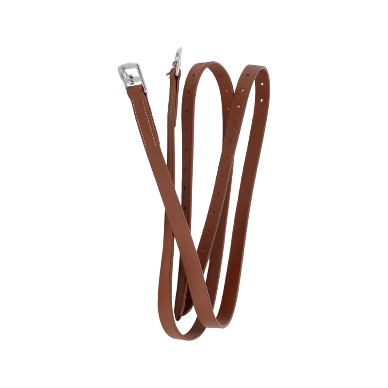 Canter - Étrivières cuir tabac | - Ohlala