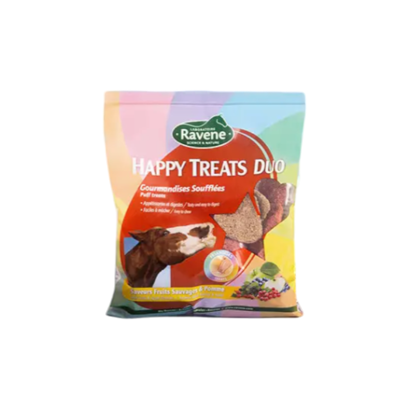 Ravene - Friandises pour chevaux Happy Treats Duo Pomme / Fruits Sauvages | - Ohlala