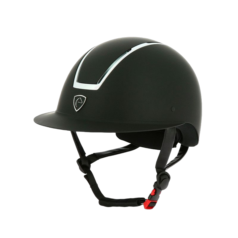 Equithème - Helm Glint Matt schwarz/silber | - Ohlala