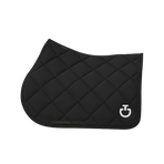 Cavalleria Toscana - Diamond Quilted black saddle pad | - Ohlala