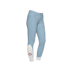Cavalleria Toscana - Pantaloni da equitazione donna Grip System bleu de provence | - Ohlala