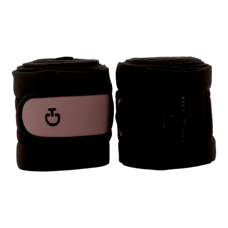 Cavalleria Toscana - Bende da polo 4 Tech nero/lilla (x4) | - Ohlala