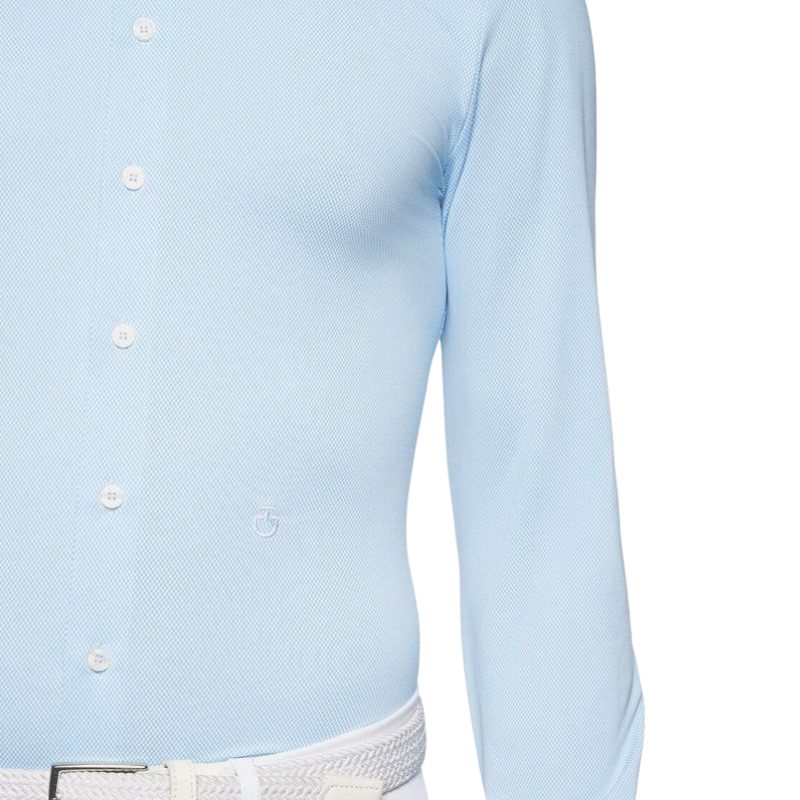 Cavalleria Toscana - Polo da gara a maniche lunghe uomo blu | - Ohlala