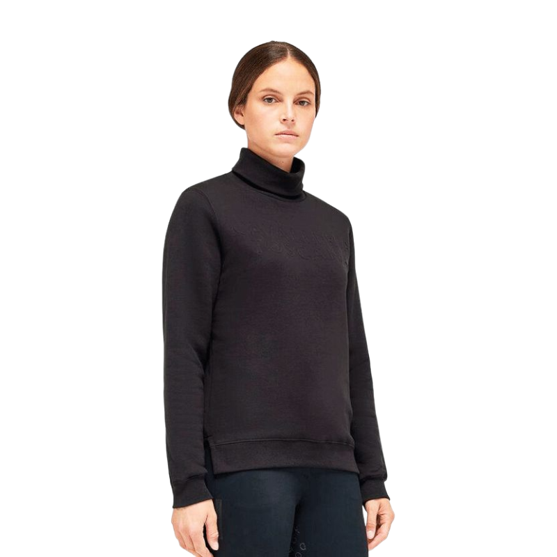 Cavalleria Toscana - Women's mock neck sweatshirt black | - Ohlala