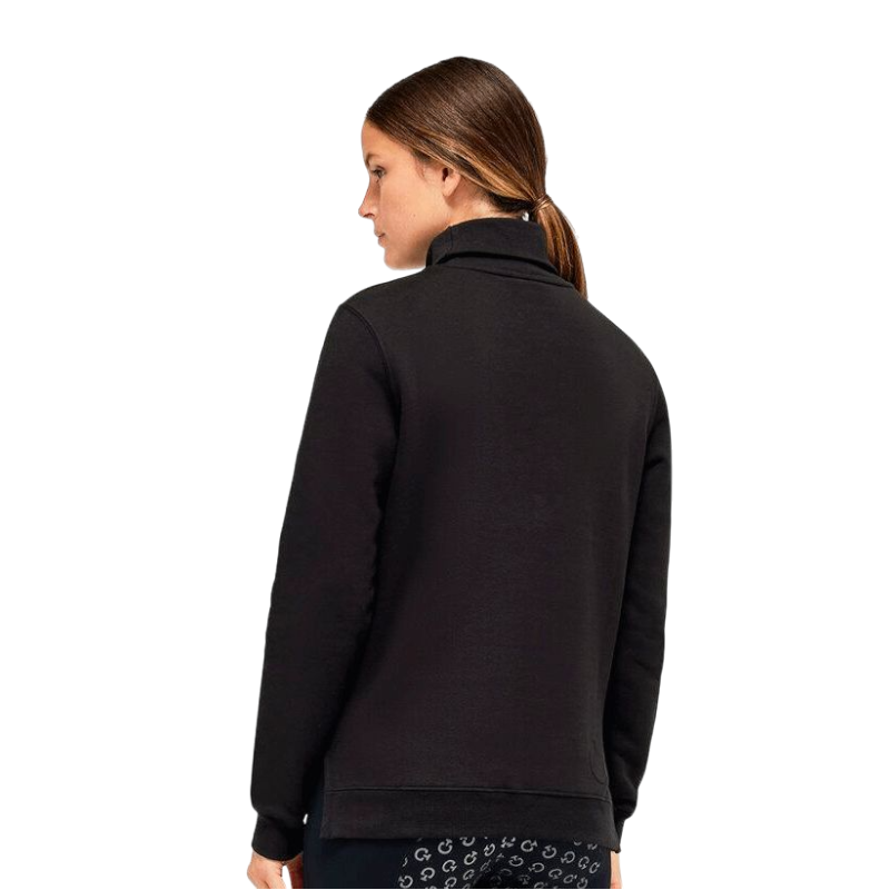 Cavalleria Toscana - Women's mock neck sweatshirt black | - Ohlala