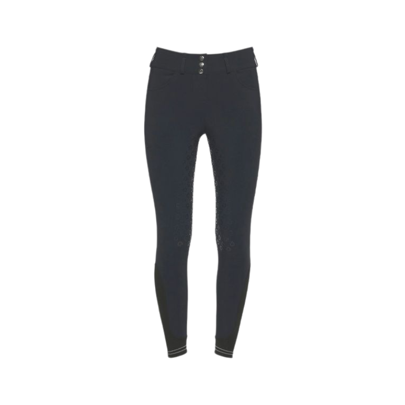 Cavalleria Toscana - Damen-Reithose Hochbund Full Grip marine | - Ohlala