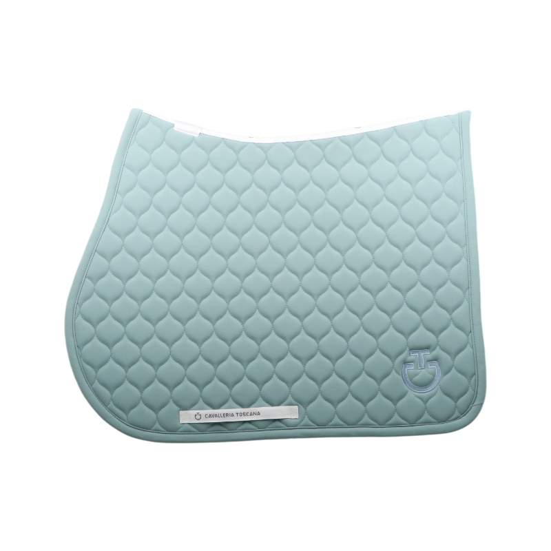 Cavalleria Toscana - Circular Quilted Saddle Pad mint green | - Ohlala