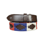 Flags & Cup - Cintura Chukka marrone/blu/rosso | - Ohlala