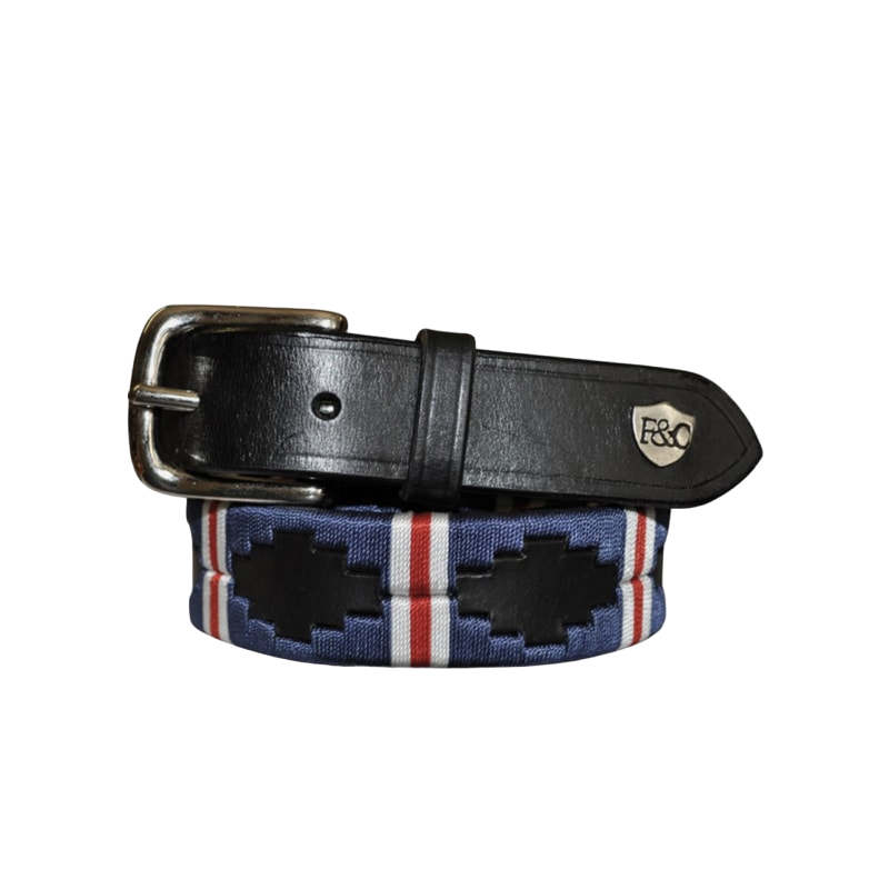 Flags & Cup - Ceinture Chukka bleu/blanc/rouge | - Ohlala