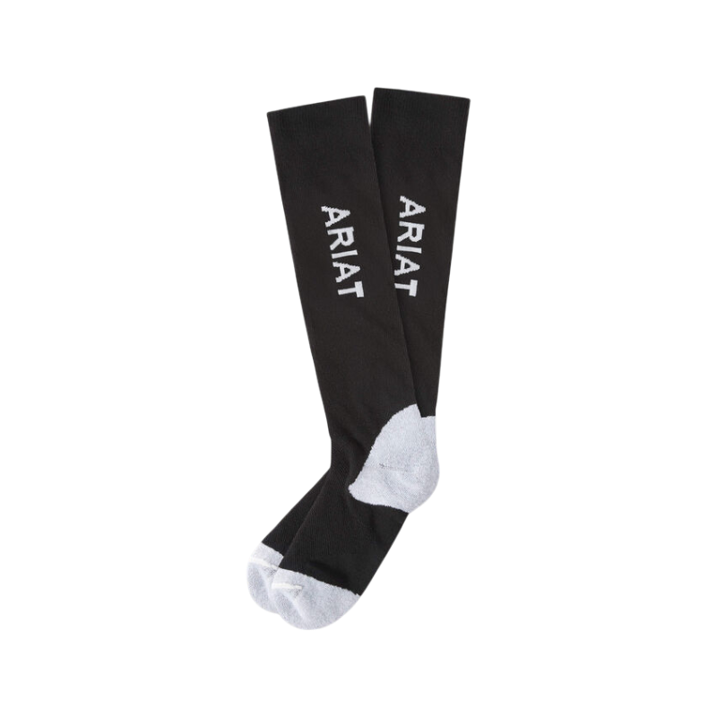Ariat - Chaussettes d'équitation AriatTEK Performance blanc/ noir | - Ohlala