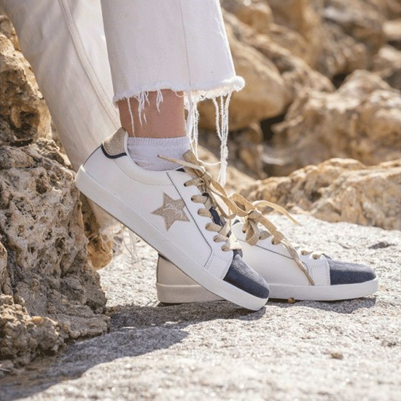 Pénélope Store - Sneakers Neptune bianco/blu navy | - Ohlala