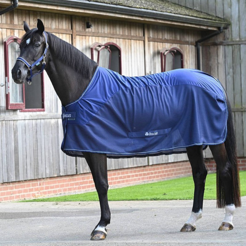Bucas - Competition Cooler drying rug navy | - Ohlala