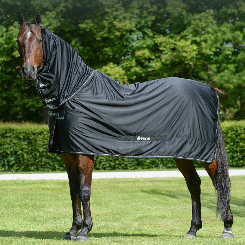 Bucas - Zweetdeken Shamrock Power Full Neck zwart/ zilver | - Ohlala