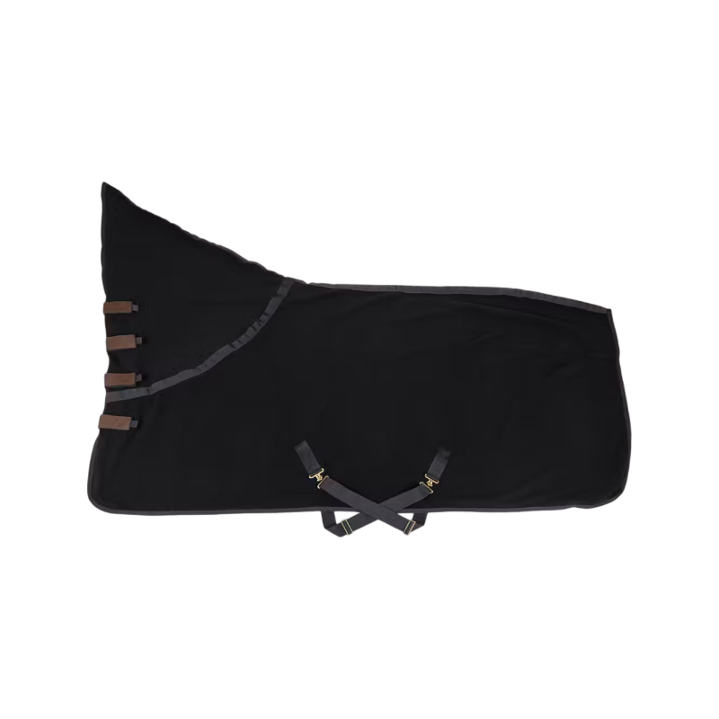 Kentucky Horsewear - Abschwitzdecke mit Halsteil Fleece Rug schwarz | - Ohlala