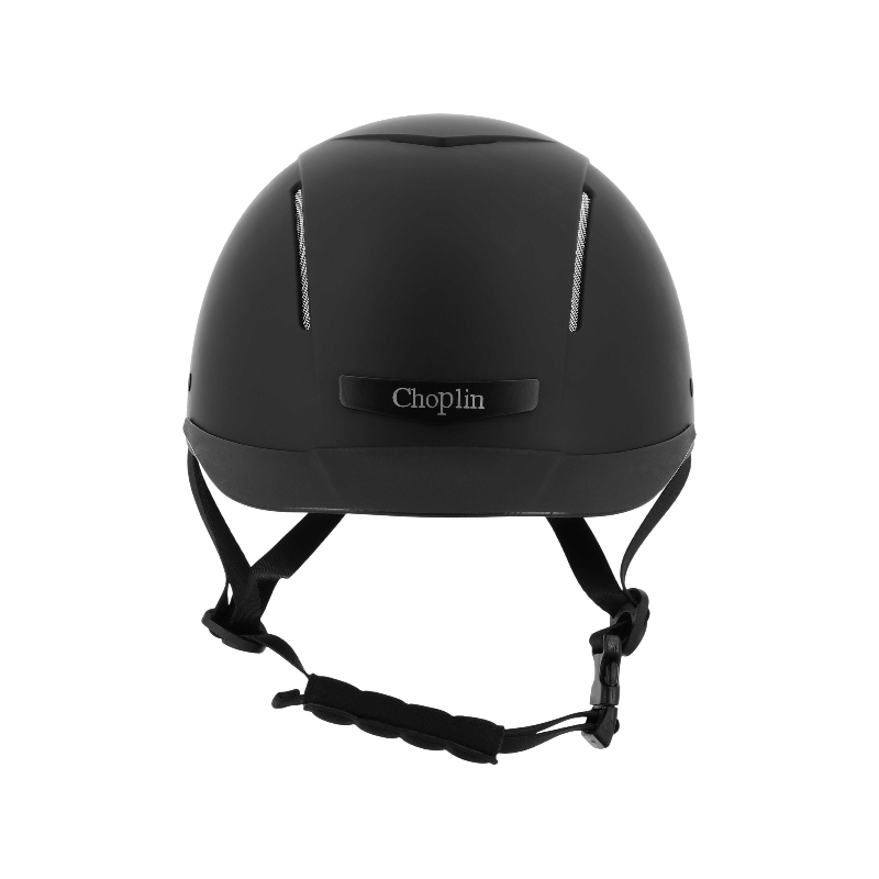 Choplin - Kask jeździecki Plume czarny mat