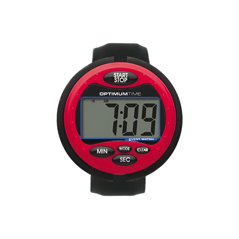 Optimum Time - Stopwatch red | - Ohlala