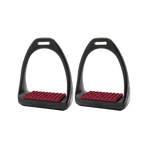 Compositi - Étriers Soft reflex Noir/ Bordeaux | - Ohlala