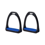 Compositi - Étriers Premium adulte Noir / Bleu roi | - Ohlala