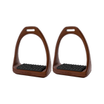 Compositi - Étriers Soft reflex Marron/ Noir | - Ohlala