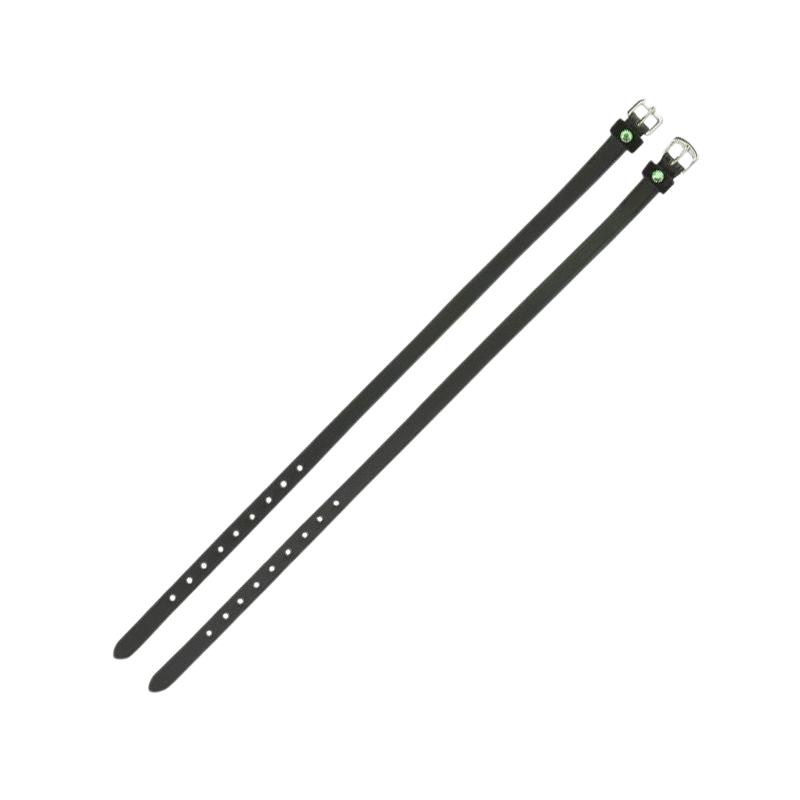 Norton - Correas de espuelas Solitaires negro/ verde | - Ohlala
