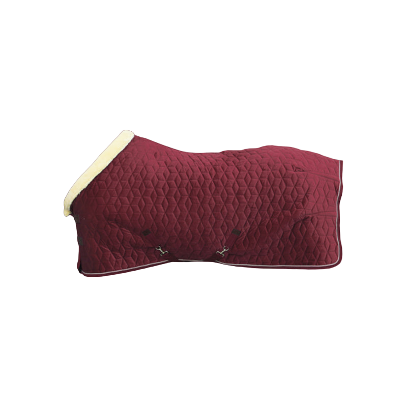 Kentucky Horsewear - Coperta da presentazione in velluto bordeaux per mini 160g | - Ohlala