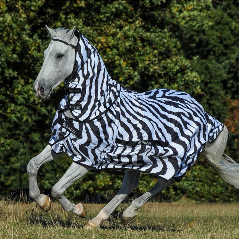 Bucas - Couverture anti-démangeaisons Sweet-itch Zebra zebra | - Ohlala