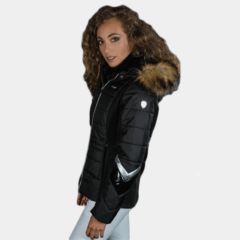 Flags & Cup - Manteau technique Narola noir | - Ohlala